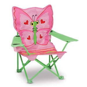 Discover the authentic Melissa & Doug Bella Butterfly Chair, perfect for kids with its vibrant design and comfort.