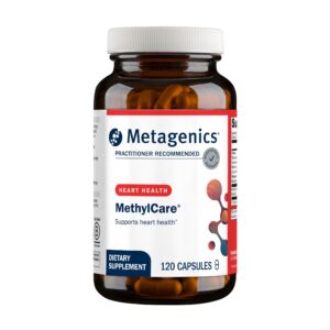 Premium imported Metagenics MethylCare Brain Support capsules, designed for optimal heart health. Available at Curat Cart.