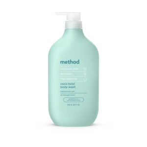 Discover Method Body Wash Coco Twist, a premium imported choice featuring coconut milk and macadamia. Available at Curat Cart.