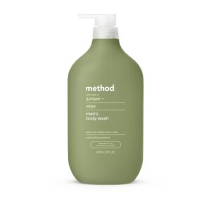 Experience the premium imported method Men’s Body Wash with juniper and sage, available at Curat Cart for a refreshing cleanse.
