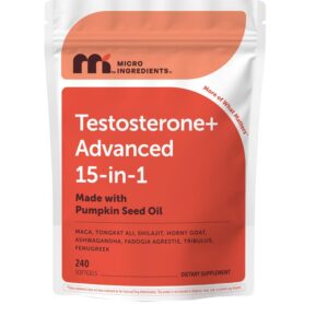 Micro Ingredients Testosterone Advanced offers a premium imported blend of 15 ingredients for enhanced vitality. Available at Curat Cart.