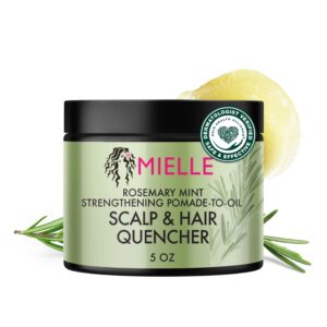 Mielle Organics Rosemary Mint Pomade, a premium import for scalp and hair hydration, available at Curat Cart.