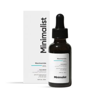 Premium imported Minimalist Niacinamide Face Serum enhances skin texture and reduces blemishes. Available at Curat Cart.