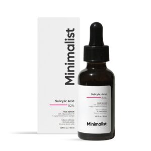 Discover the Minimalist Salicylic Acid Serum, a premium import for clear skin, available at Curat Cart. Perfect for acne-prone skin.