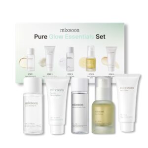 Discover mixsoon Pure Glow Essentials Set, a premium imported skincare collection for radiant skin, available at Curat Cart.