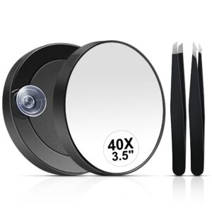 Discover the MIYADIVA Magnifying Mirror Compact, featuring 40X magnification for precise grooming. 100% genuine product!