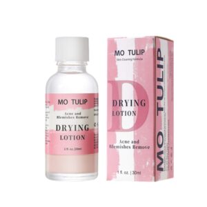MO TULIP Acne Drying Lotion is a premium import designed to clear acne and blemishes. Available at Curat Cart.