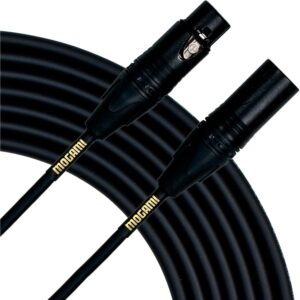 Authentic Mogami Gold Studio Patch Cable with high-quality connectors, ensuring superior audio performance and durability.