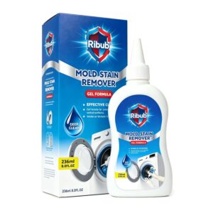 Experience the power of Ribub Mold Stain Remover Gel, a premium import for deep cleaning, available at Curat Cart.