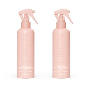 Discover Monday Haircare Smooth Heat Protectant, a premium imported solution for protecting hair up to 230°C, available at Curat Cart.