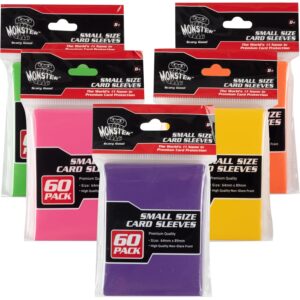 Discover the 100% genuine Monster Protectors card sleeves, a 60 pack of vibrant colors for premium card protection.