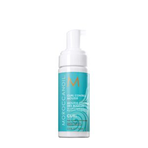 Discover Moroccanoil Curl Control Mousse, a premium imported styling product for defined curls, available at Curat Cart.