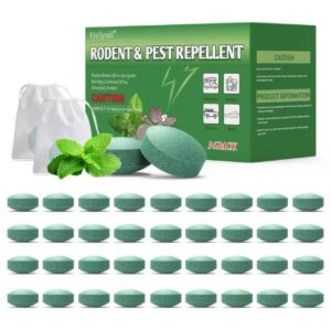 Premium imported Rodent Repellent Tablets from Curat Cart, effective against pests with a refreshing mint scent. Shop now.