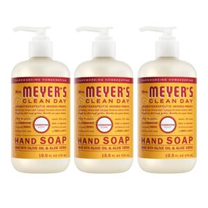 Discover Mrs. Meyer's Liquid Hand Soap in clementine scent, a premium import available at Curat Cart. Perfect for a refreshing clean.