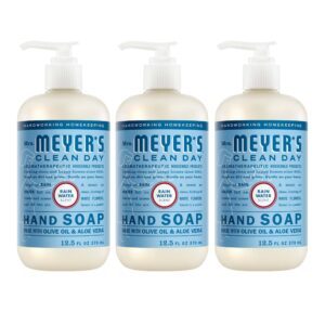 Discover Mrs. Meyer's Clean Day Hand Soap, a premium import with olive oil and aloe vera, available at Curat Cart.