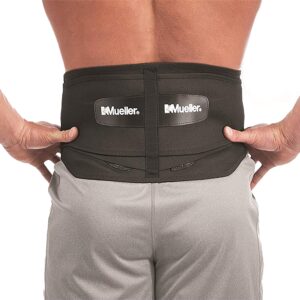 Discover the MUELLER Adjustable Lumbar Back Brace, a premium import for superior support and comfort. Available at Curat Cart.