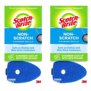 Discover premium imported Scotch Brite Dish Wand Refills for safe cleaning of dishes and non-stick cookware at Curat Cart.