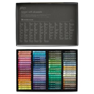 Explore MUNGYO Professional Artists' Soft Oil Pastels, a premium import featuring 72 vibrant colors. Perfect for artists at Curat Cart.