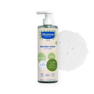 Discover Mustela Organic Micellar Cleansing Water, a premium import for gentle cleansing. Available at Curat Cart.
