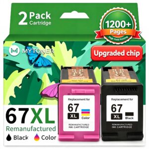 Premium import MYTONER HP Printer Ink Replacement offers high yield printing with 1200+ pages. Available at Curat Cart.