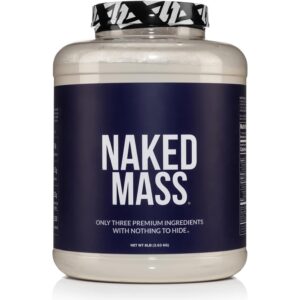 Discover Naked Mass Natural Weight Gainer with only three premium ingredients. Authentic and 100% genuine product.