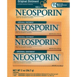 Discover Neosporin First Aid Antibiotic Ointment, a premium imported solution for infection protection. Available at Curat Cart.