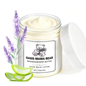 Discover Oasis Mama Bear Neuropathy Cream for nerve relief, a premium import at Curat Cart, enriched with magnesium and soothing botanicals.