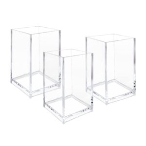 Elevate your space with the Newkita Acrylic Cosmetic Pencil Holder, a premium import available at Curat Cart. Organize stylishly.