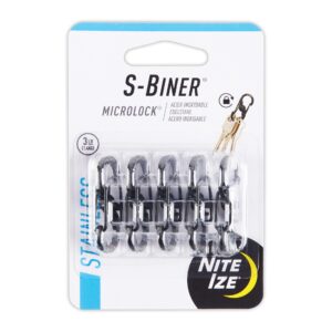 Discover the premium imported Nite Ize S-Biner MicroLock Carabiner, perfect for secure storage. Available at Curat Cart.