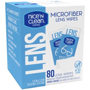 Premium imported NNC Microfiber Lens Wipes for thorough cleaning. Available at Curat Cart, ideal for glasses and screens.