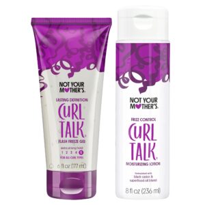 Discover Not Your Mother's Curl Talk Gel, a premium imported styling solution perfect for all curl types, available at Curat Cart.