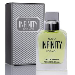 Experience the premium imported NovoGlow Novo Infinity Eau De Parfum, a sophisticated scent for men, available at Curat Cart.