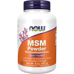 NOW Foods MSM Powder is a genuine dietary supplement that supports joint health and healthy cartilage. Enjoy authentic quality!