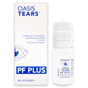 Oasis TEARS Artificial Tears Eye Drops, a premium import, offers preservative-free hydration for your eyes. Available at Curat Cart.