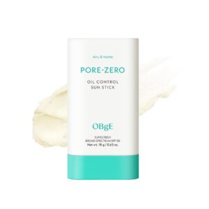 Experience the premium OBgE Pore Zero Matte Sunscreen, a top imported choice for oil control. Available at Curat Cart.