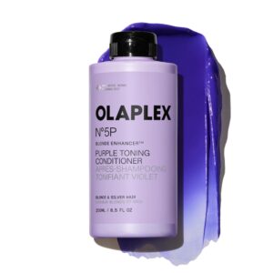 Olaplex N°.5P Blonde Enhancer Conditioner, a premium import for vibrant blonde hair, available at Curat Cart.