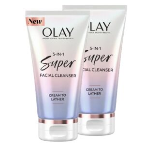 Discover Olay Super Face Wash, a premium imported cleanser from Curat Cart, designed for radiant skin with a luxurious feel.