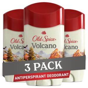 Experience the premium imported Old Spice Antiperspirant Deodorant Volcano, now available in a convenient 3-pack at Curat Cart.