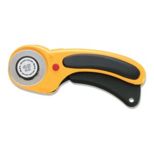 Discover the premium imported OLFA Ergonomic Rotary Cutter, perfect for precision cutting. Available at Curat Cart.