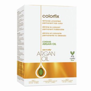 One 'n Only Colorfix Hair Color Remover, a premium import, effectively removes unwanted color. Available at Curat Cart.