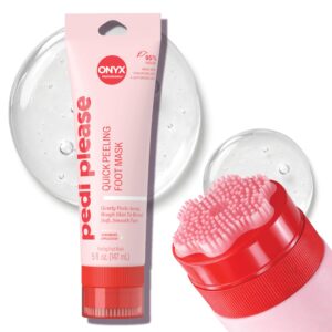 Experience soft, smooth feet with Onyx Professional Pedi Please Foot Mask, a premium import available at Curat Cart.