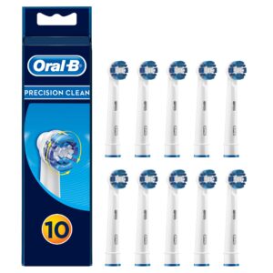 Discover premium imported Oral-B Precision Clean Brush Heads, featuring 10 advanced cleaning bristles for a superior dental experience. Available at Curat Cart.