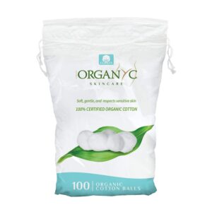 Discover Organyc Organic Cotton Balls, a premium imported choice for sensitive skin. Available exclusively at Curat Cart.