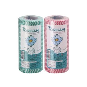 Discover the premium imported Origami So Soft Kitchen Towels in vibrant colors, washable and reusable, available at Curat Cart.