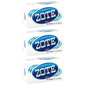 Zote White Laundry Bar Soap, a premium imported choice for effective cleaning. Available at Curat Cart.