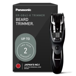 Authentic Panasonic Cordless Beard Trimmer with two-year warranty, ideal for effortless grooming and styling.