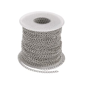 Discover premium imported Pandahall stainless steel curb chains, perfect for high-quality jewelry making at Curat Cart.