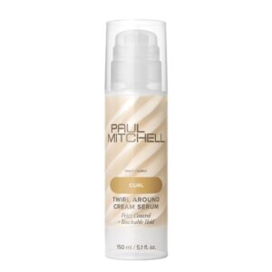 Paul Mitchell Twirl Around Cream, a premium imported curl serum for frizz control, available at Curat Cart. Perfect for touchable hold.
