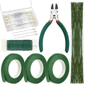 Premium imported PAXCOO Floral Arrangement Kit with essential tools and materials, available at Curat Cart for exquisite crafting.