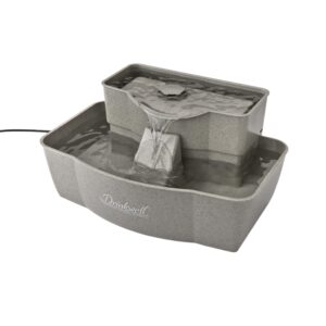 Discover the authentic PetSafe Drinkwell Multi-Tier Fountain, designed for fresh, flowing water for your pets.